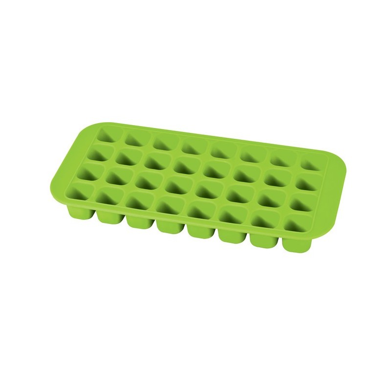 KL90045_Silicone Ice Cube_Tray Green [3QRT].jpg