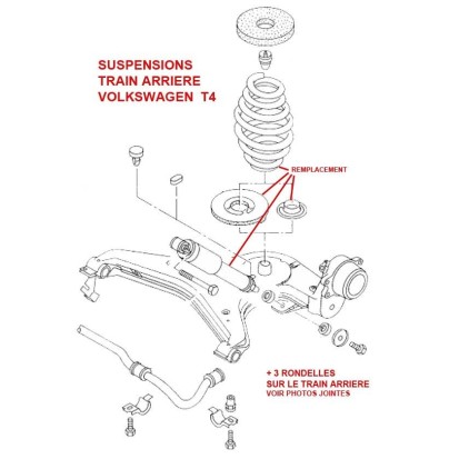 T4 suspensions rehausse seikel