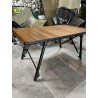 Table de camping alu /bois reglable ironman