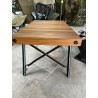 Table de camping alu /bois reglable ironman