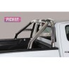 Arceau inox Double tube 76 mm Isuzu D-max n60 2017/2020 avec plaquette latérale