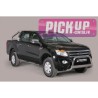 Tubes Marche Pieds Ovale Inox Design Ford Ranger Double Cab 2012+