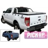 Tonneau Cover Aluminium Ford Ranger Double Cab 2012+ Compatible Roll Bar D'origine