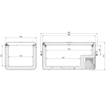 Réfrigérateur/congélateur Dometic CFX3 100