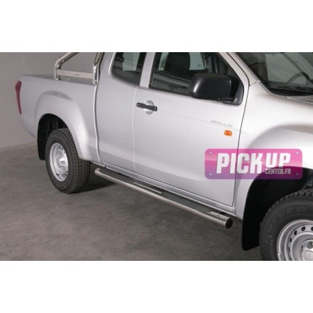 Tubes marchepieds inox ø76 Isuzu D-max 2012+ Space Cab