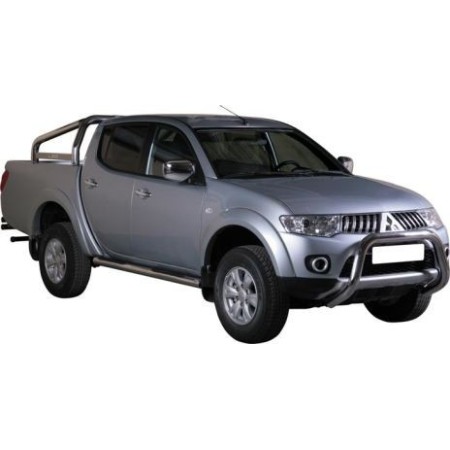 Push bar INOX Ø76 MITSUBISHI L200 2010+ CE (SUPER BAR)