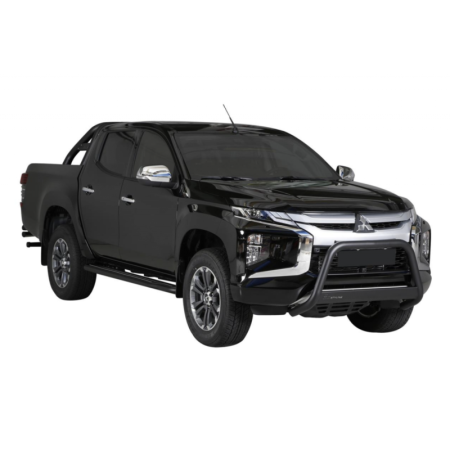 Push bar INOX Thermolaqué Noir Ø 63 MITSUBISHI L200 2019+ CE MITSUBISHI L200 -