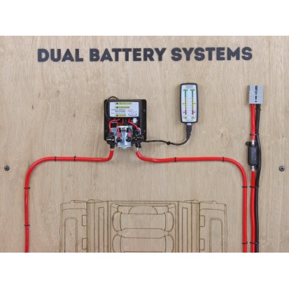 Support de batterie double pour un Land Rover Defender (1983-2016) - de Front Runner